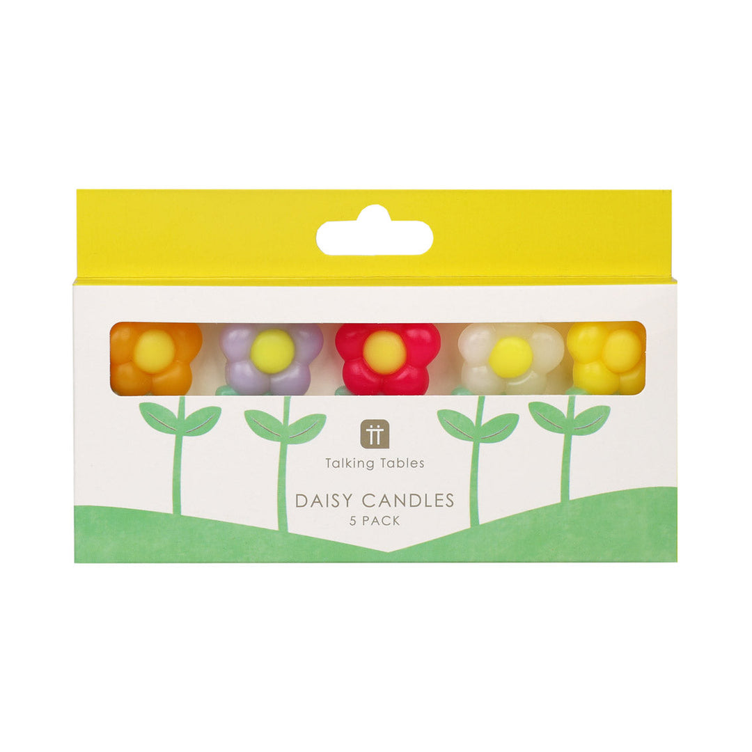Velas Daisy Color Mix 5 Uds