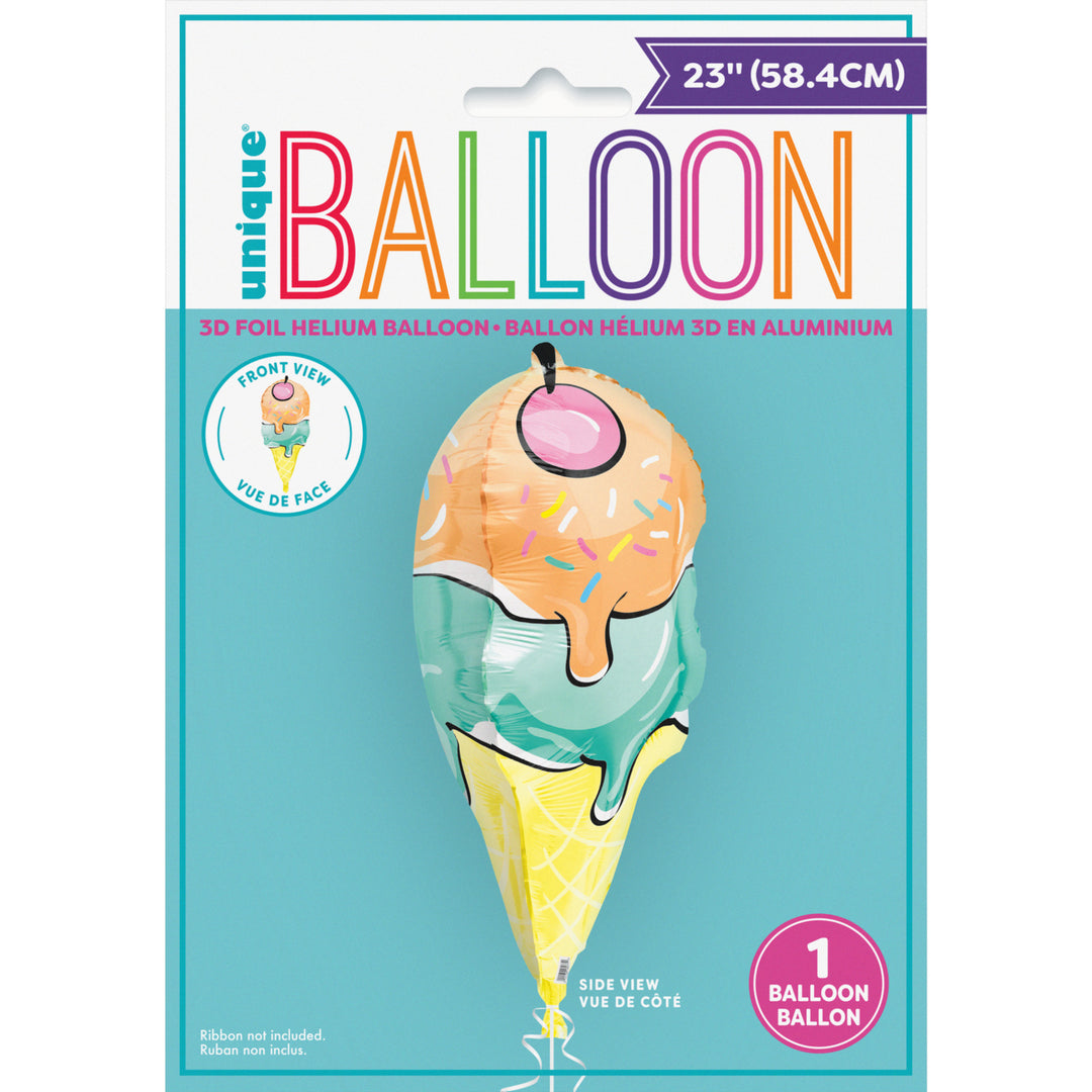 Globo foil "Ice Cream" 3D