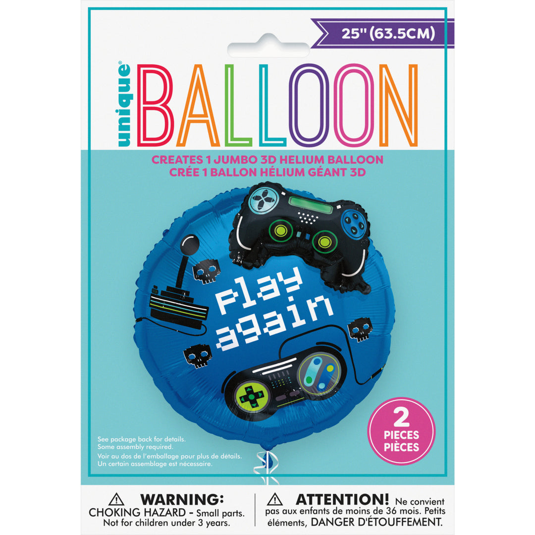 Globo Foil "Control Gamer 3D"