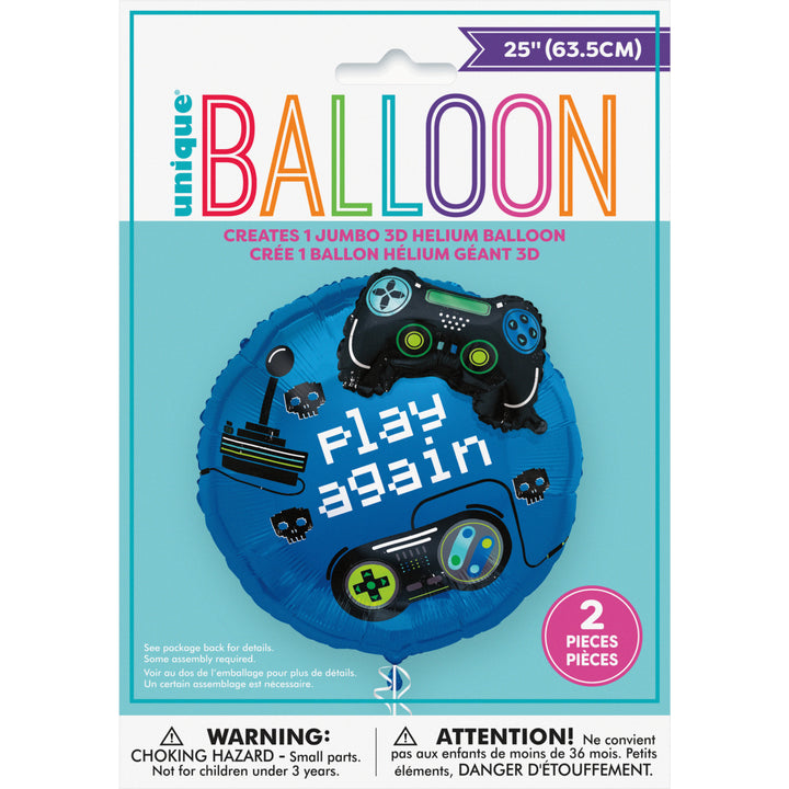 Globo Foil "Control Gamer 3D"