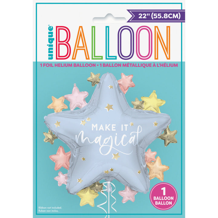 Globo Foil "Estrella" Unicornio