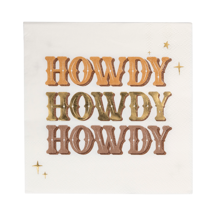 Servilleta Cóctel “Howdy" 18 Uds