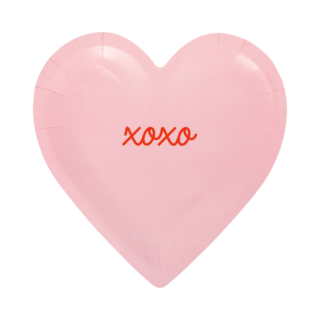 Plato Postre Forma de Corazón