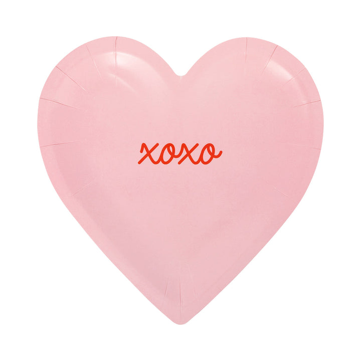 Plato Postre Forma de Corazón