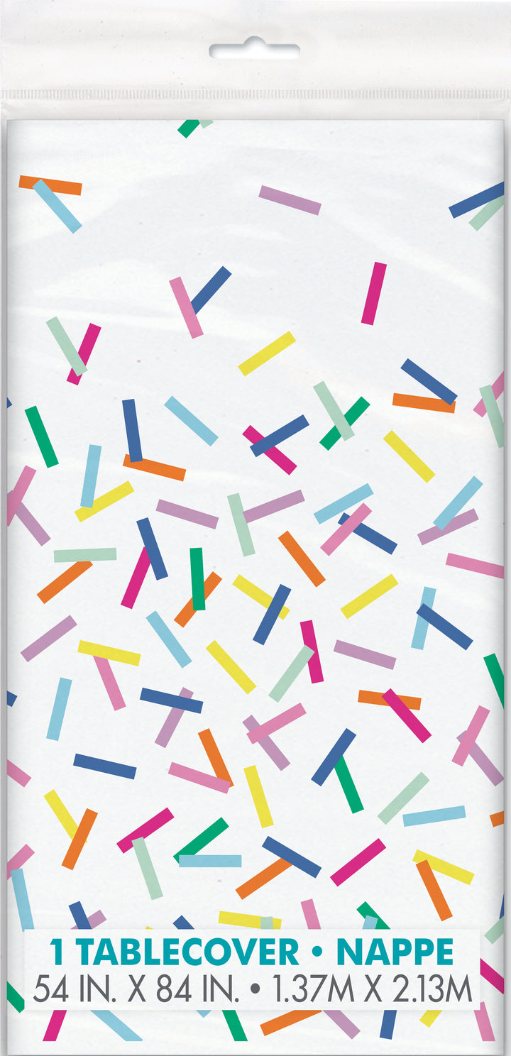 Mantel Rectangular "Chispas de Colores"