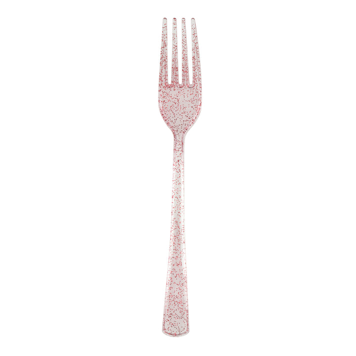 Cubiertos "Rosa Glitter", 18 Uds