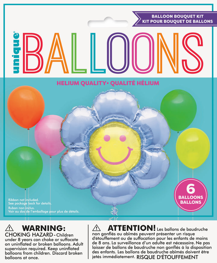 Globo Foil "Daisy Groovy", 6 uds