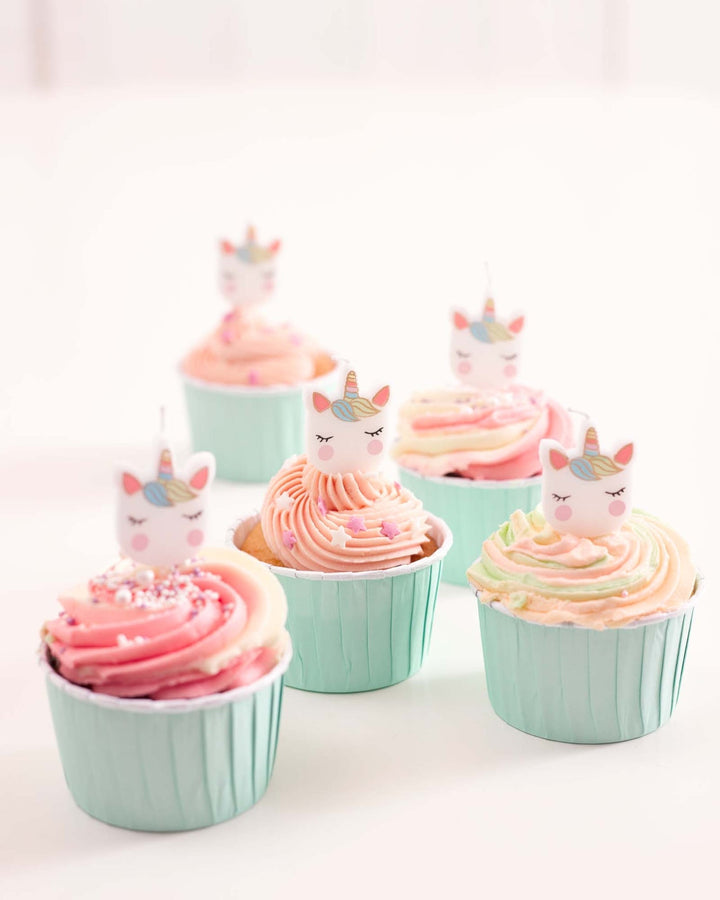 Velas Unicornio Pastel 5 Uds