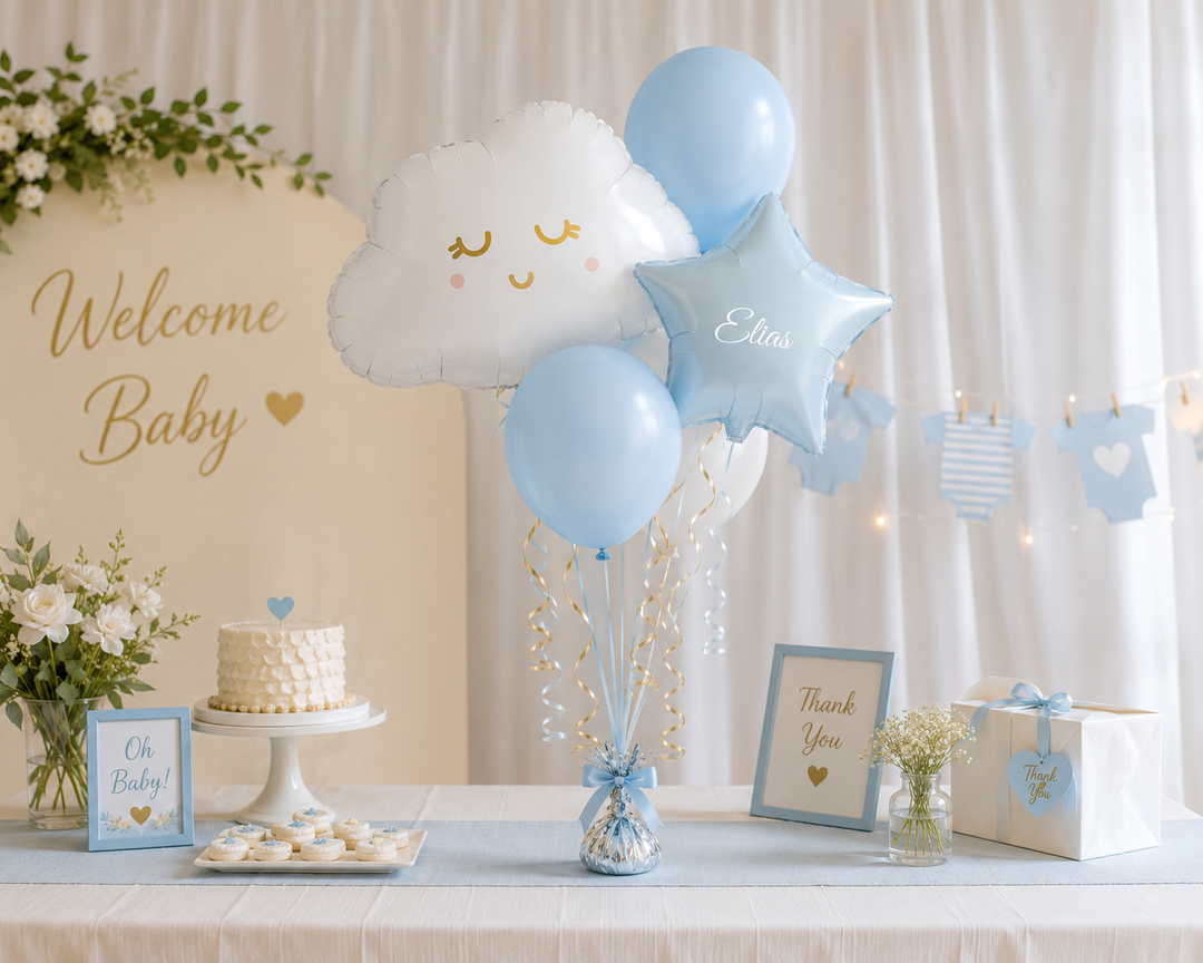 Bouquet de Globos Nube feliz y estrella