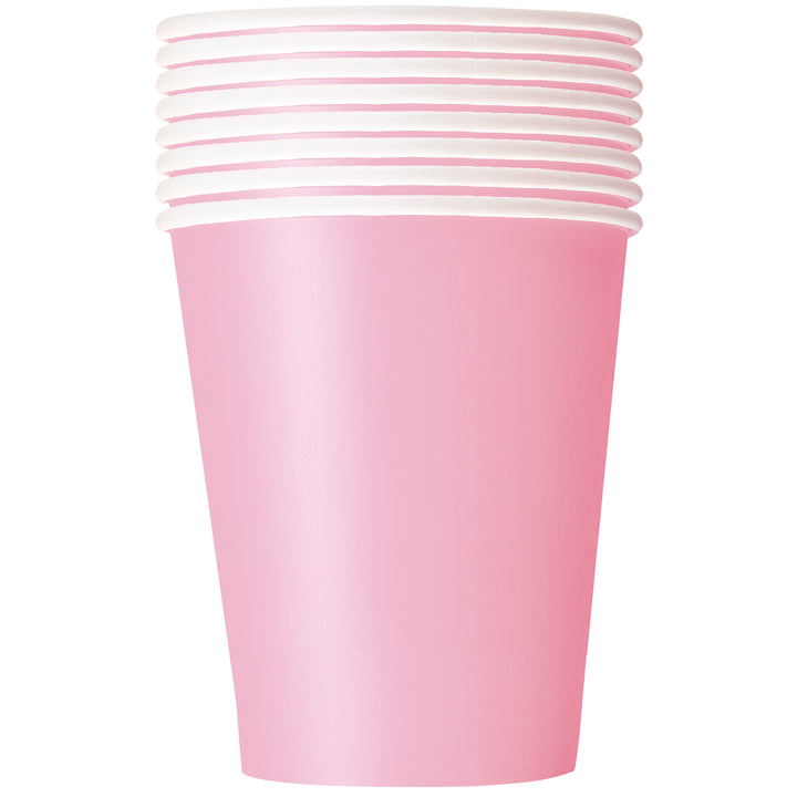 Vaso Rosa pastel Basic, 8 uds