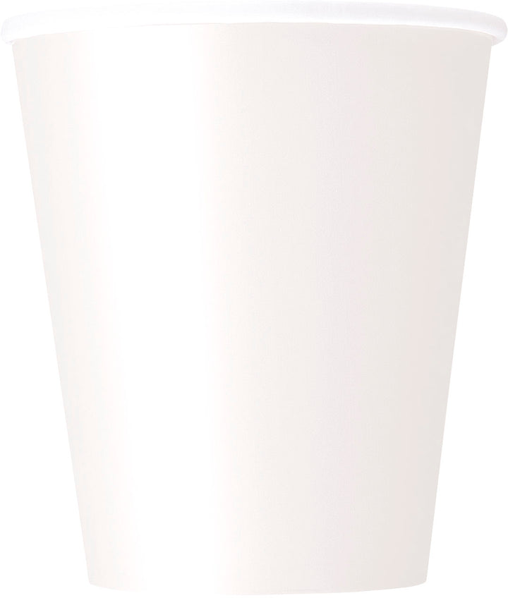 Vaso Blanco Basic, 8 Uds