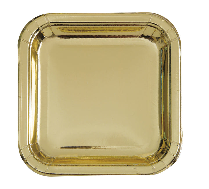 Plato Metalizado Basic, 8 Uds