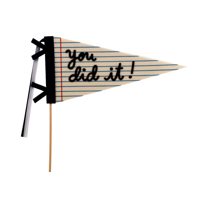 Banderín “You did it”