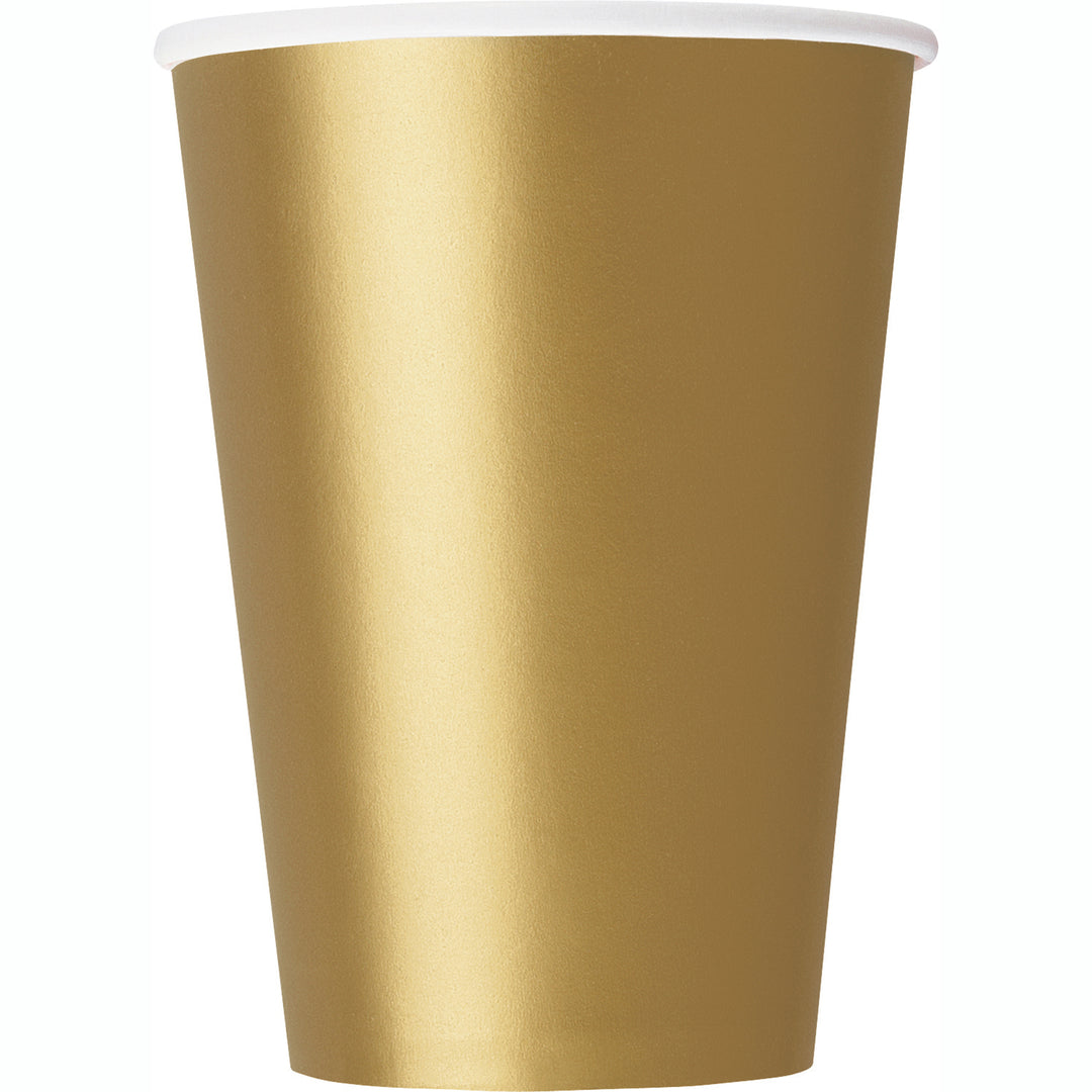 Vaso Dorado Basic, 8 Uds