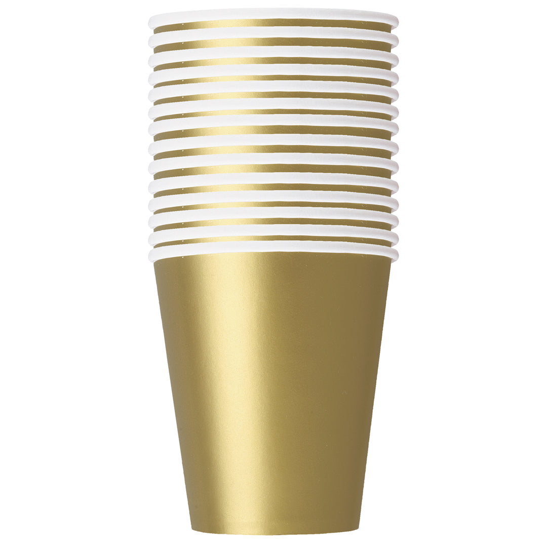 Vaso Dorado Basic, 14 Uds