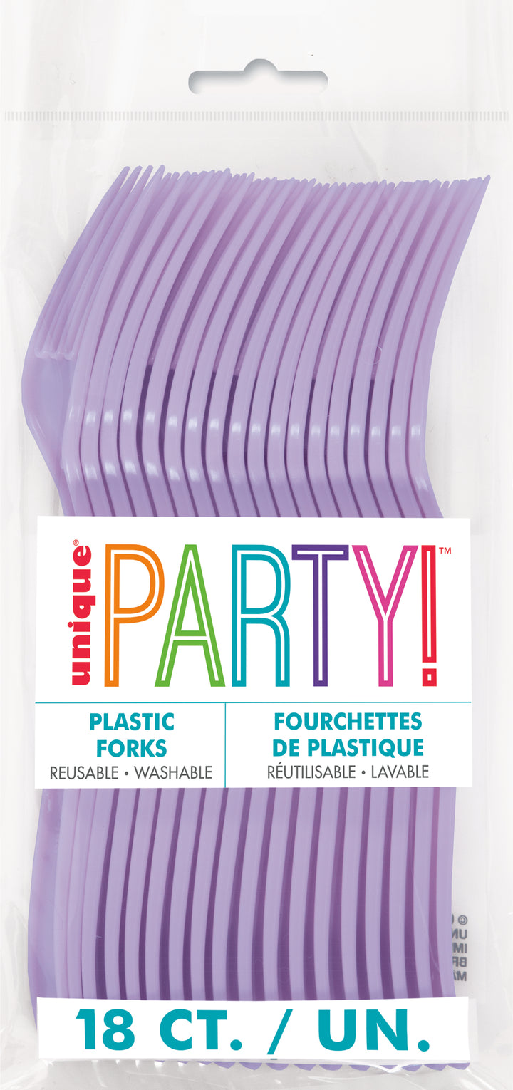 Cubiertos Lavanda Basic, 18 Uds