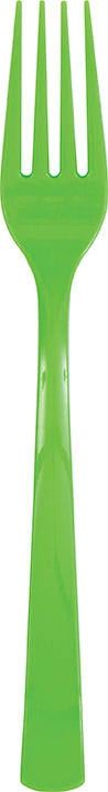 Cubiertos Verde Lima Basic, 18 Uds