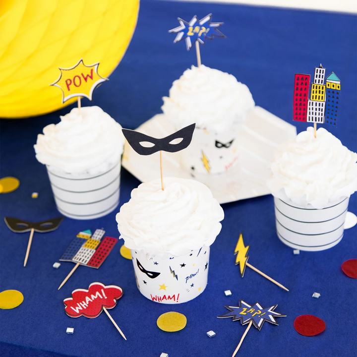 Kit Cupcakes Superhéroes