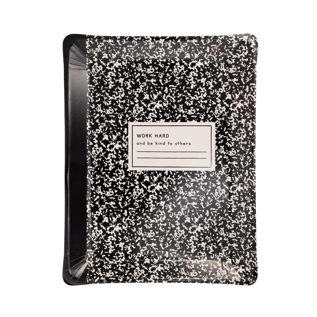 Platos "Cuaderno" 8 Uds