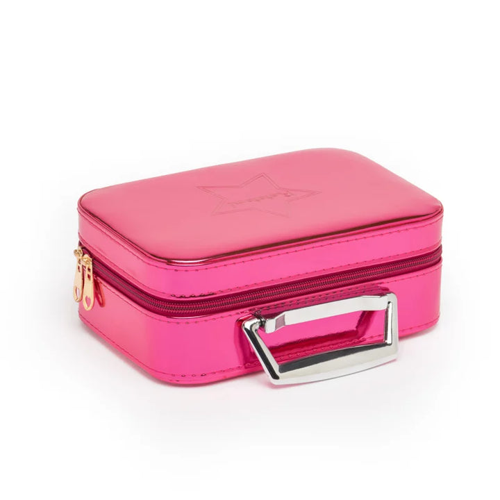 Maleta Maquillaje Rosa Brillante