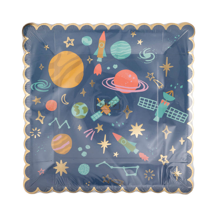 Platos "Viaje Espacial" 8 Uds