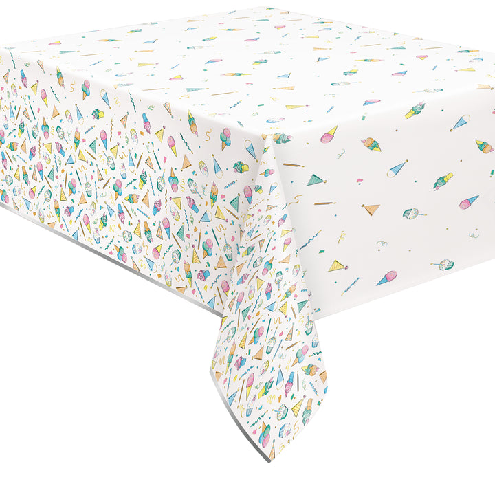 Mantel Rectangular "Helado Arcoíris"