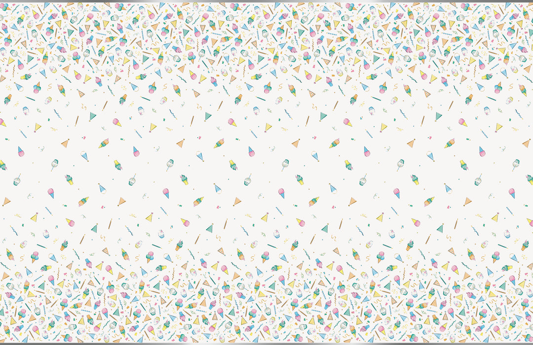 Mantel Rectangular "Helado Arcoíris"