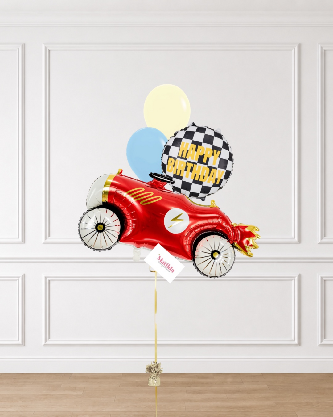 Bouquet de Globos Carro Vintage XL con helio