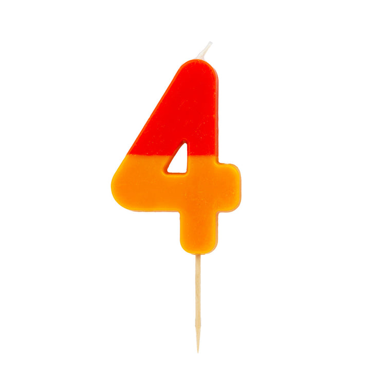 Velas Número 0-9 "Degradado"
