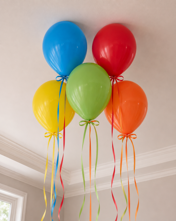 Bouquet de globos Látex Circo con helio