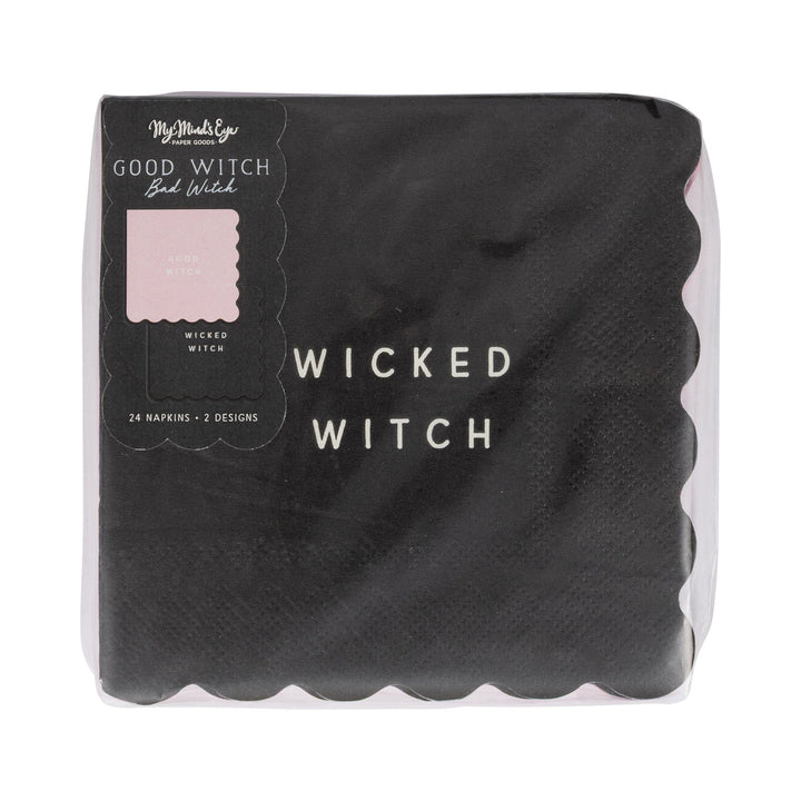 Servilleta cóctel "Wicked Witch""Good Witch" 24 Uds