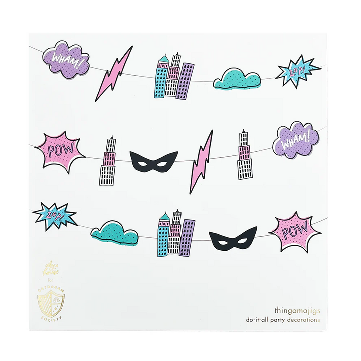 Guirnalda Superhero Girl Power
