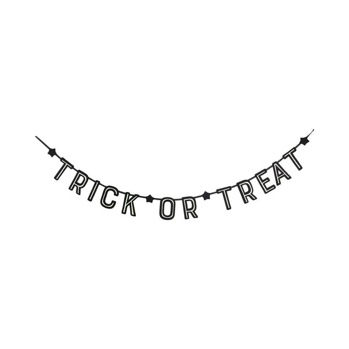 Guirnalda Fieltro Trick or Treat Glow in the Dark
