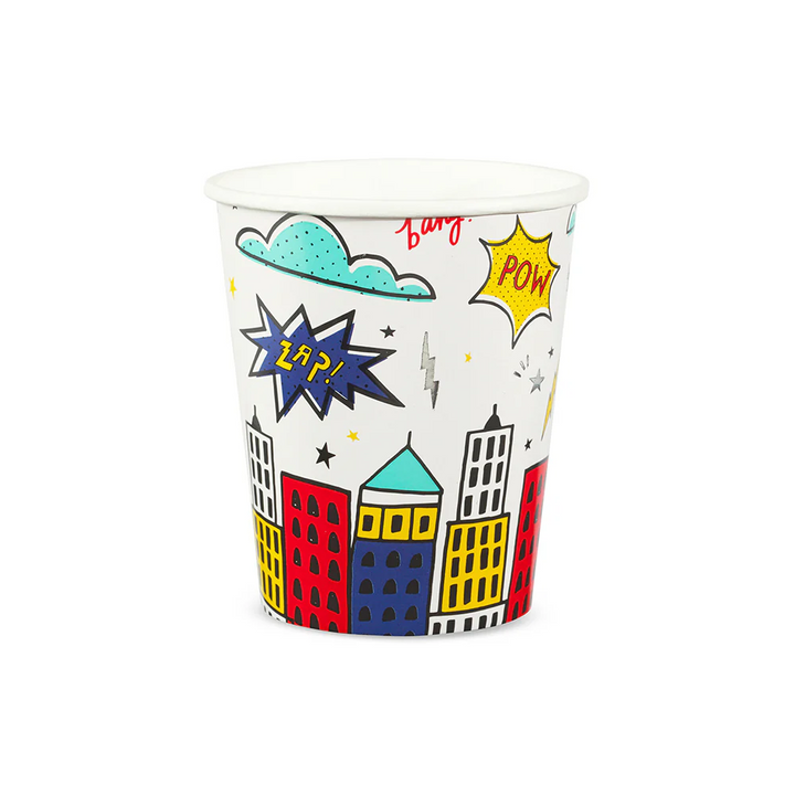 Vaso Superhéroes, 8 Uds