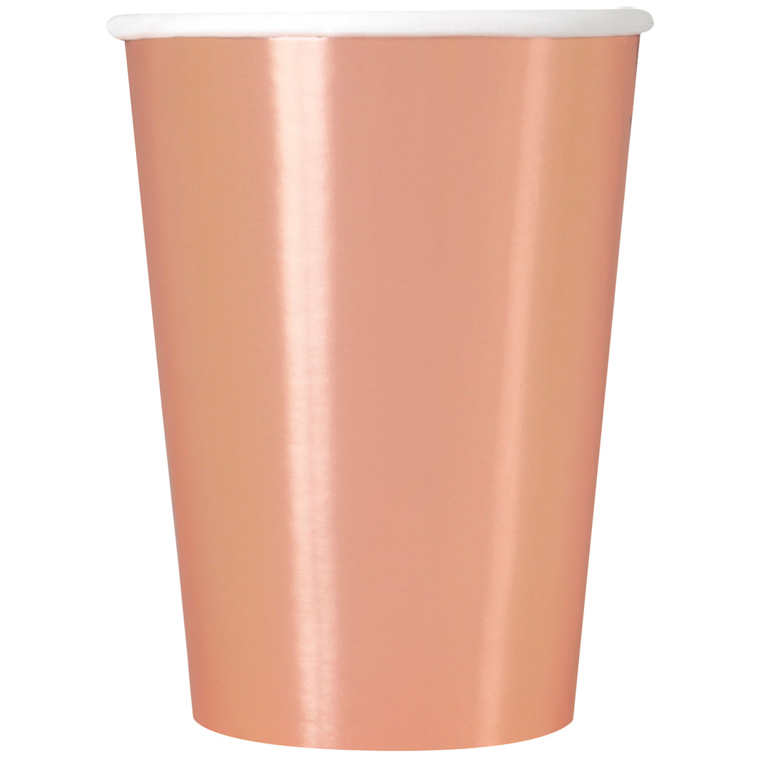 Vaso Rose-Gold Basic, 8 Uds