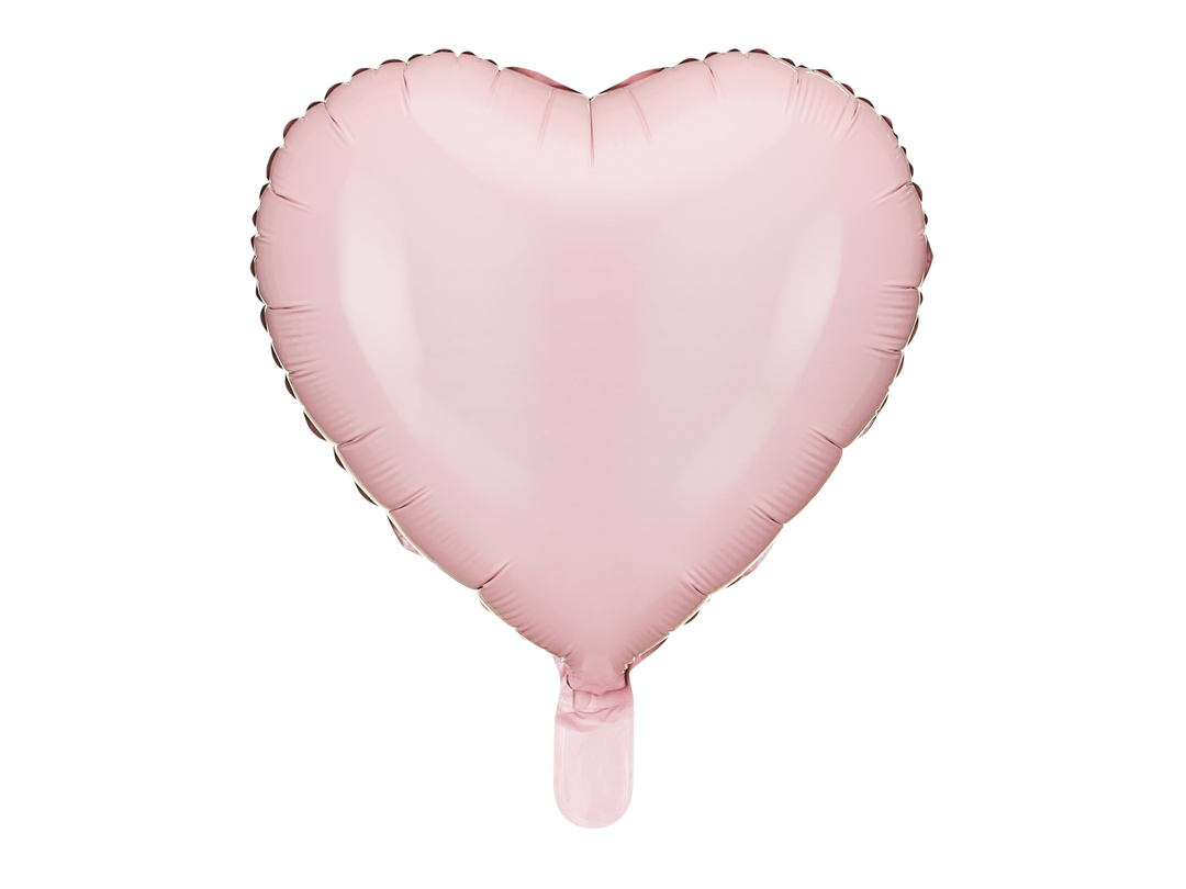 Globo Foil 48 cm Corazón Rosa Pastel Frase Personalizado
