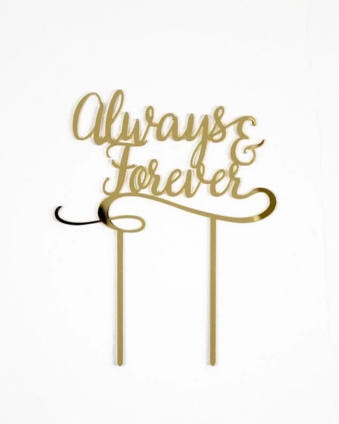 Cake Topper Always & Forever