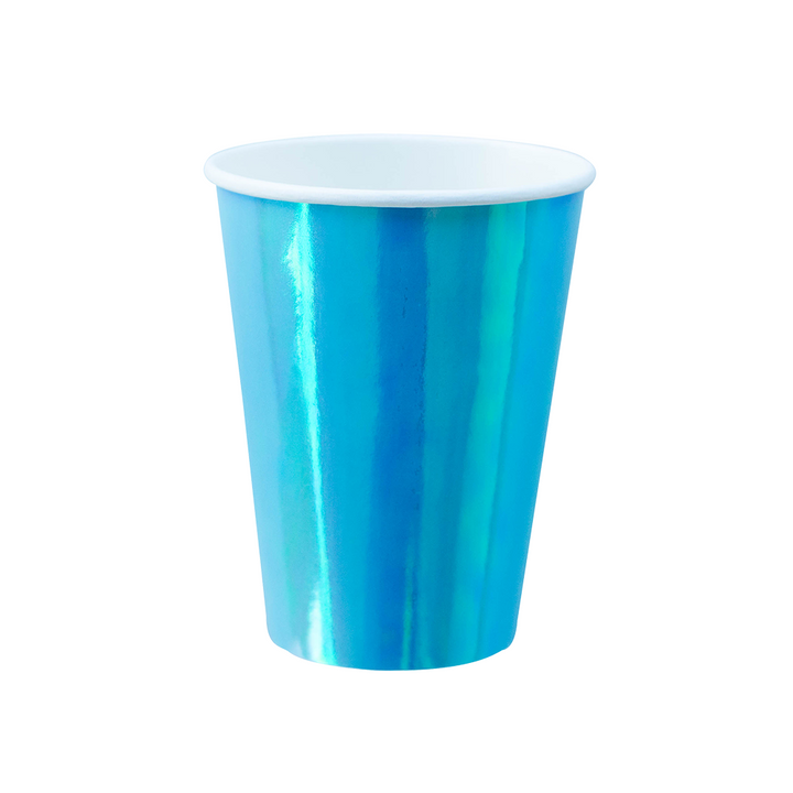 Vaso Iridiscente Bubble Mint, 8 Uds