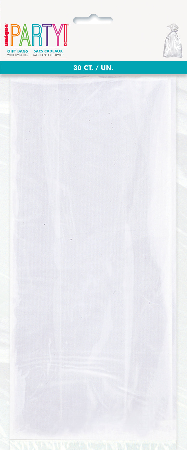 Bolsa Celofán Transparente, 30 Uds
