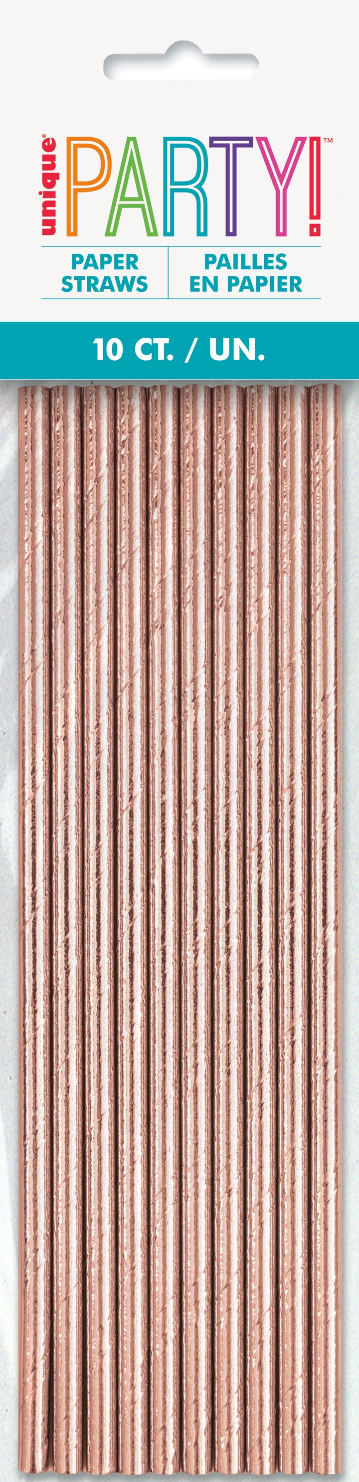 Pajillas Rose Gold 10 Uds/Pq