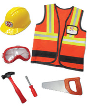 Disfraz Set Constructor con accesorios, 7 Uds