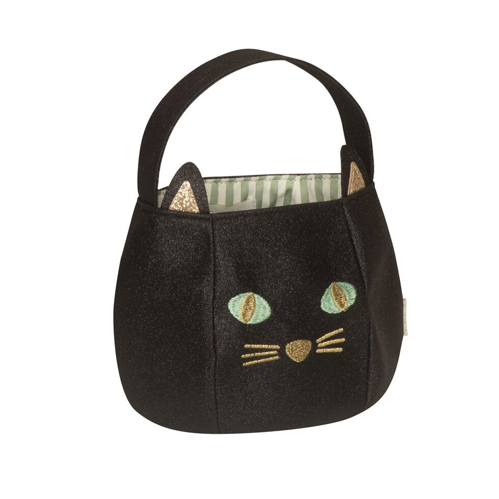 Bolsa Velvet Black Cat