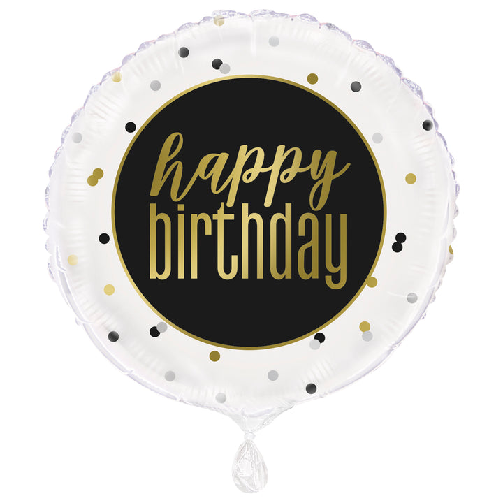Globo foil "Happy Birthday"