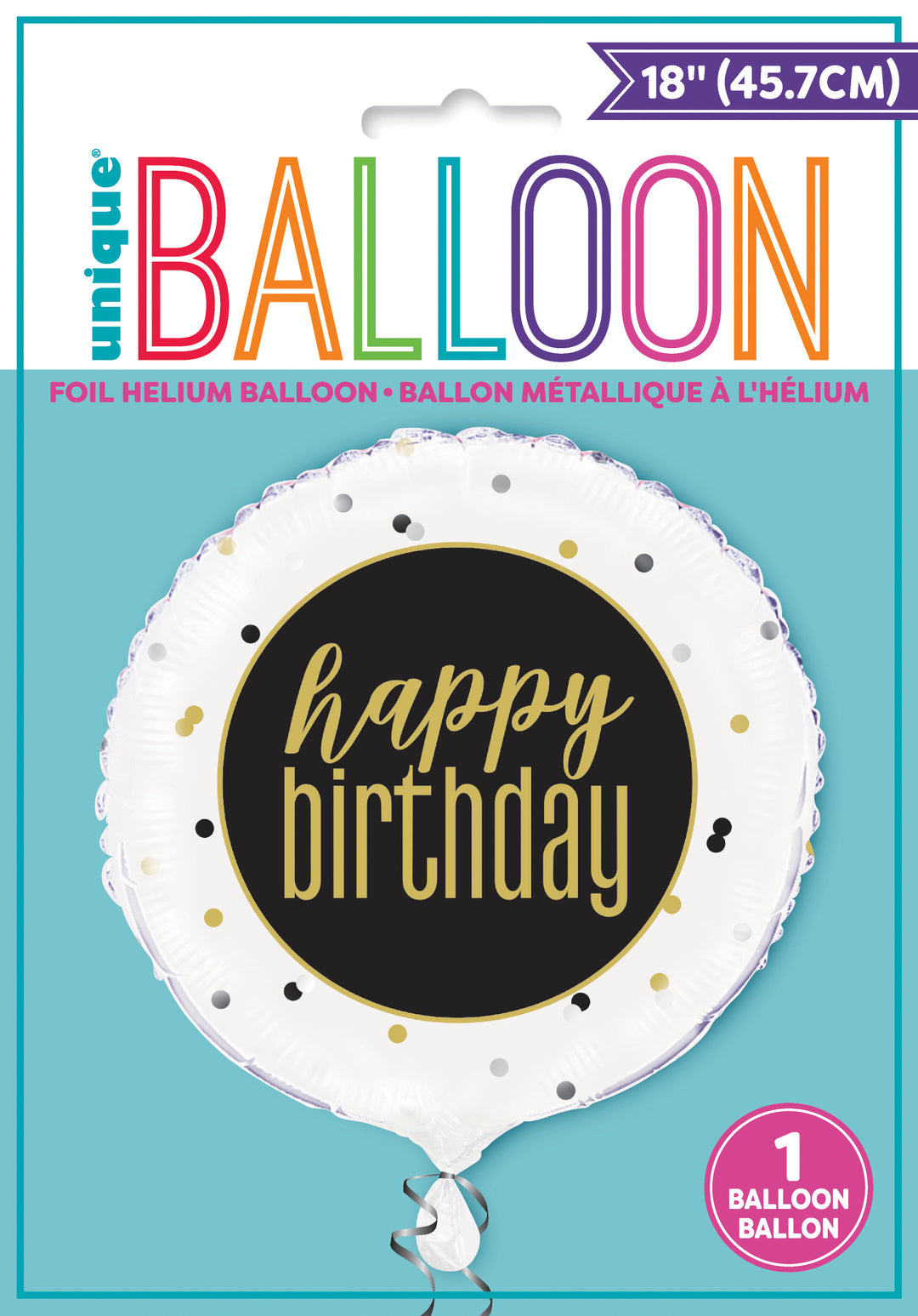 Globo foil "Happy Birthday"