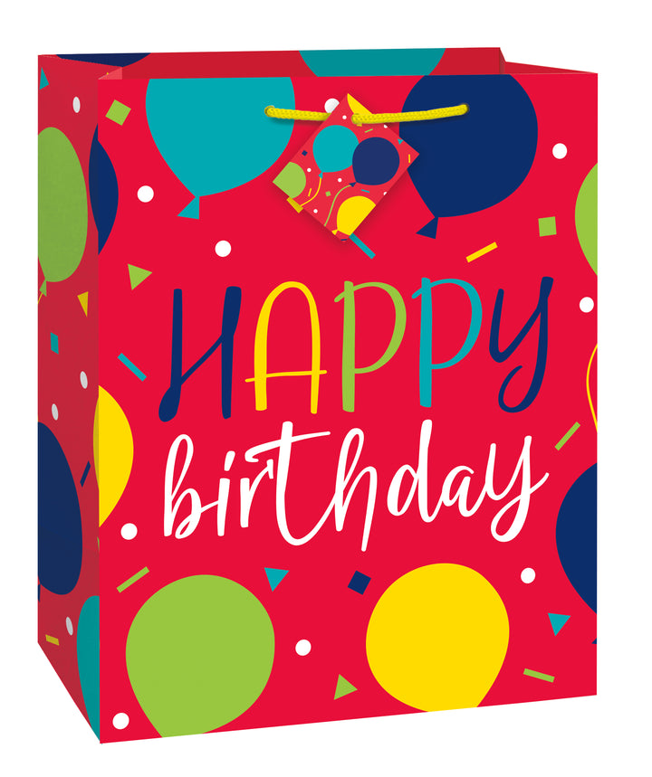 Bolsa de Regalo Roja Globos