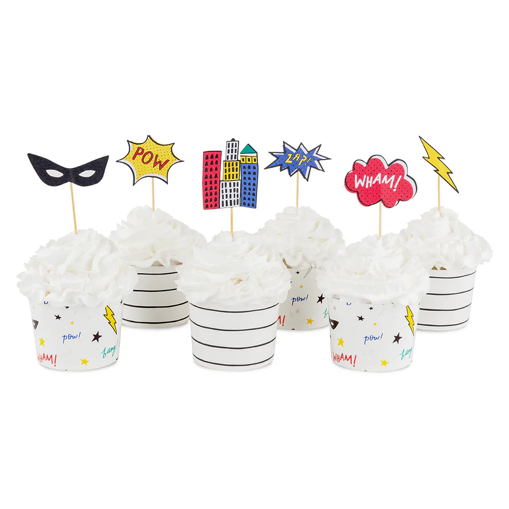 Kit Cupcakes Superhéroes