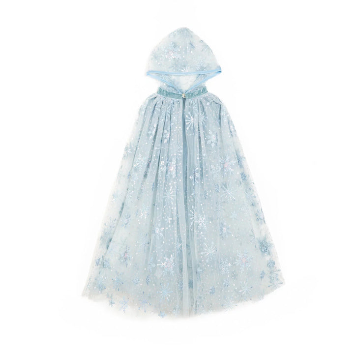 Disfraz Capa Tul Azul Princesa del Hielo
