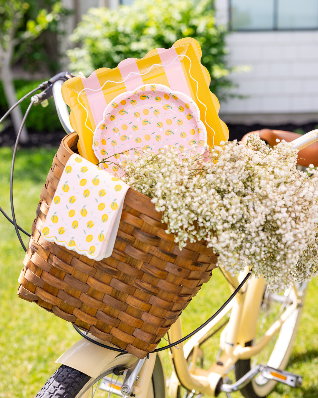 Plato Festoneado Limones