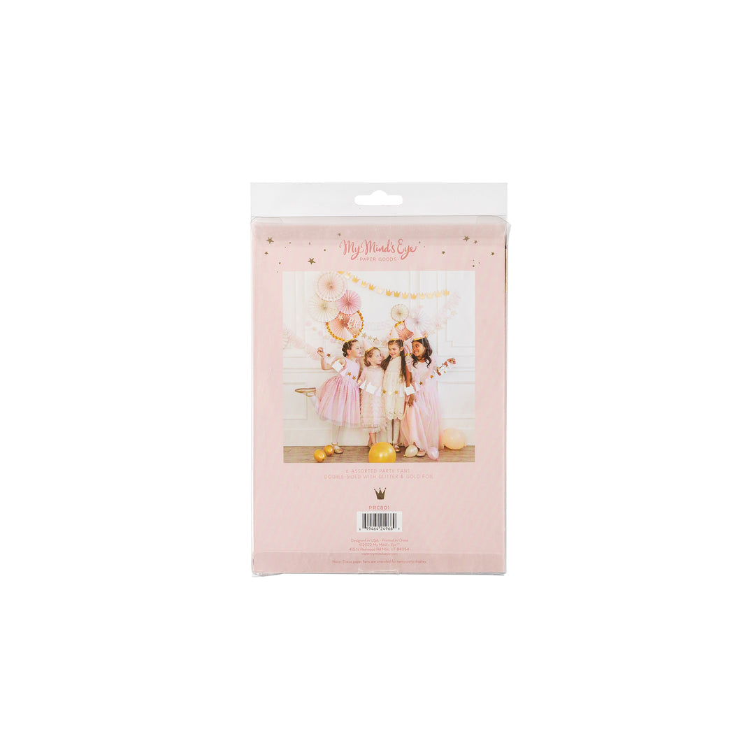 Abanicos de papel, 6 Uds