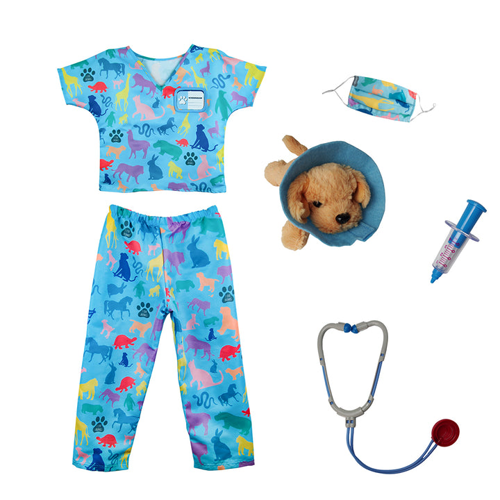 Set Disfraz de Veterinario con Accesorios, 7 Uds